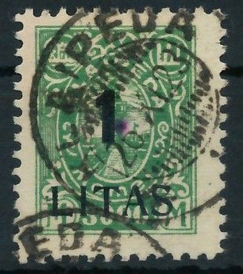 MEMEL 1923 Nr 205 gestempelt gepr. X41654E