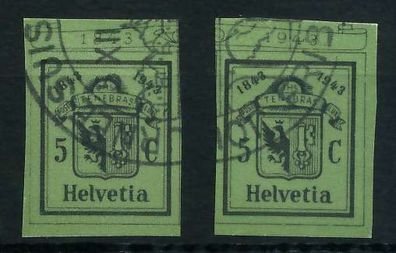 Schweiz 1943 Nr 423L+R gestempelt X6C2E6A