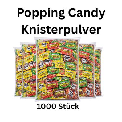 1000x Popping Candy Knisterpulver bunt Brause Wurfmaterial Party Mix
