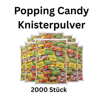 2000x Popping Candy Knisterpulver bunt Brause Wurfmaterial Karneval