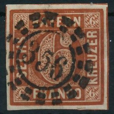 BAYERN Mühlradstempel AUF Nr 4II oMR 356 ZENTR- X719632