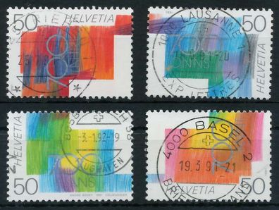 Schweiz 1991 Nr 1438-1441 zentrisch gestempelt X723656