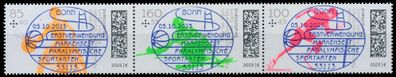 BRD BUND Zusammendruck Nr W174 ESST zentrisch gestempelt 3ER X728E12