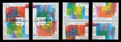 Schweiz Zusammendruck Nr W30-S36 gestempelt X728E8A