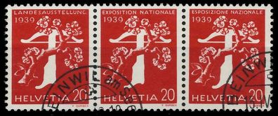 Schweiz Zusammendruck Nr W20 gestempelt 3ER STR X728F66
