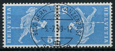 Schweiz Zusammendruck Nr K45y zentrisch gestempelt WAAGR PAA X729026