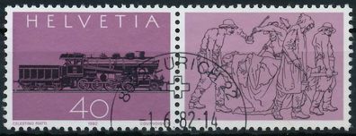 Schweiz Zusammendruck Nr 1214 15 Zd1 gestempelt WAAGR PA X729116