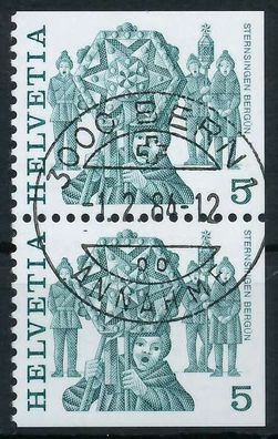 Schweiz Zusammendruck Nr 1100xwEor Eru zentrisch gestempelt X7310D2