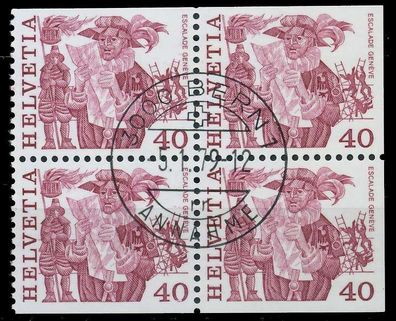 Schweiz Heftchenblatt Nr HB134 zentrisch gestempelt HB X731102