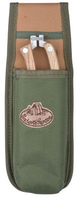 degawo Gartengerätescheide olivgrün Polyester Gürteltasche Garten Geräte