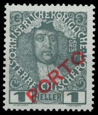 Österreich Portomarken 1916 17 Nr 58 postfrisch X74296E