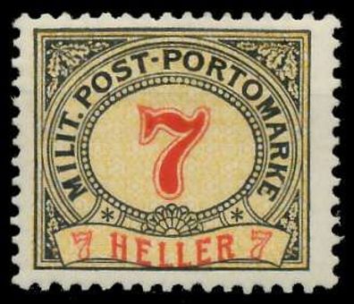 Österreich Bosnien Herzegowina PORTO Nr 7B ungebraucht X742B6A