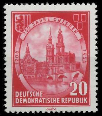 DDR 1956 Nr 525YI postfrisch SBA0C72