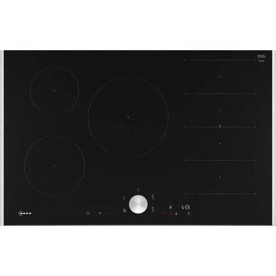T68Ttv4L0 N 90, Autarkes Kochfeld (Schwarz/Edelstahl, 80 Cm)