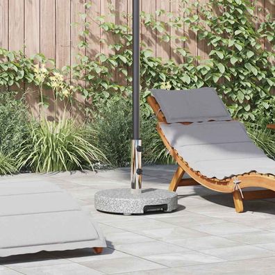 vidaXL Sonnenschirmständer Grau Ø 45 x 37,5 cm Granit