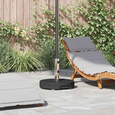 vidaXL Sonnenschirmständer Schwarz Ø 45 x 37,5 cm Granit
