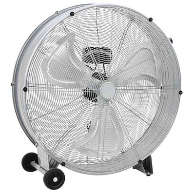 vidaXL Trommelventilator Mit Rad Silber 79 x 37 x 82 cm Aluminium