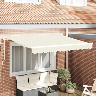 vidaXL Markisenersatzstoff Creme 3,5 x 2 m Polyester