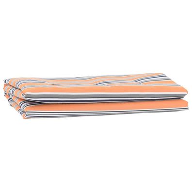 vidaXL Markisenersatzstoff Blau und Orange 1000 x 160 cm Polyester
