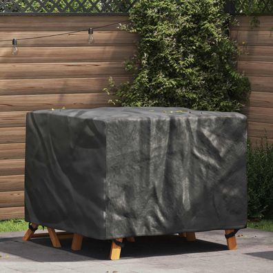 vidaXL Möbelbezug Uni Schwarz 113 x 113 x 73 cm 210D