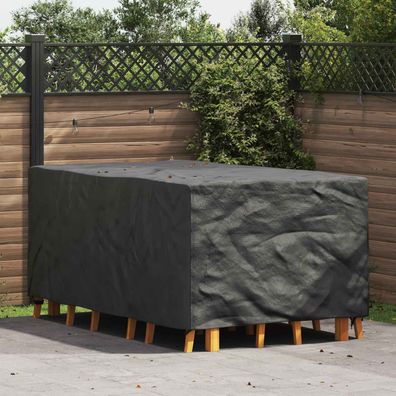 vidaXL Möbelbezug Uni Schwarz 143 x 225 x 90 cm 210D