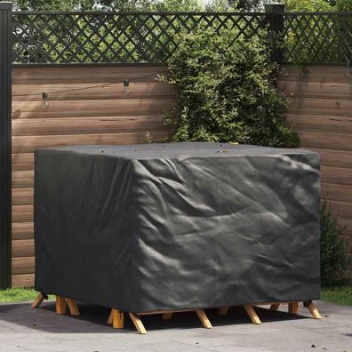 vidaXL Möbelbezug Schwarz 135 x 135 x 90 cm 420D Oxford-Gewebe