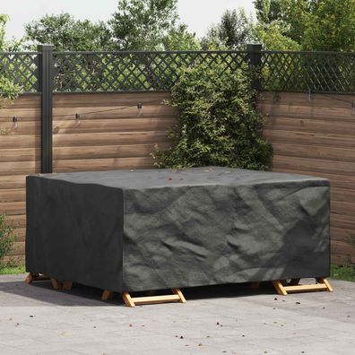 vidaXL Möbelbezug Uni Schwarz 200 x 165 x 80 cm 600D