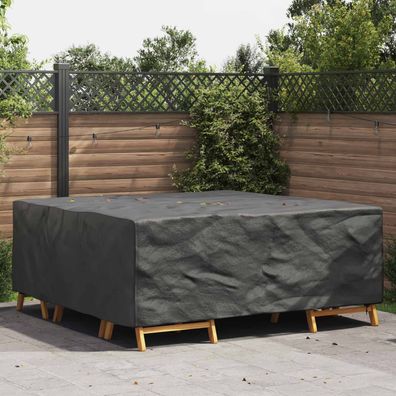 vidaXL Möbelbezug Uni Schwarz 210 x 200 x 70 cm 600D