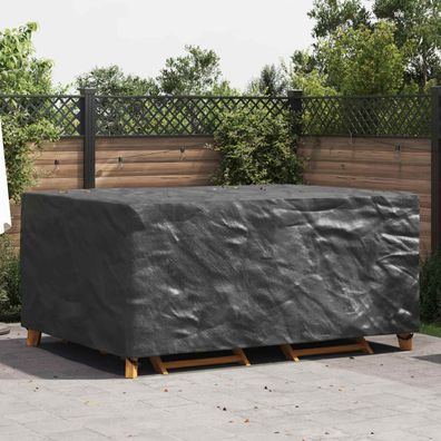 vidaXL Möbelbezug Uni Schwarz 240 x 160 x 100 cm 420D