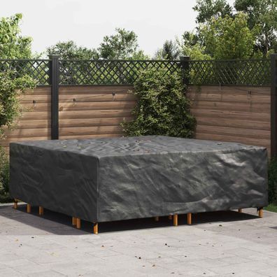 vidaXL Möbelbezug Uni Schwarz 235 x 235 x 70 cm 600D