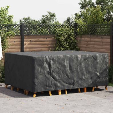 vidaXL Möbelbezug Uni Schwarz 240 x 190 x 90 cm 600D
