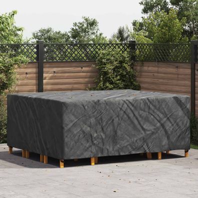 vidaXL Möbelbezug Uni Schwarz 250 x 210 x 70 cm 600D