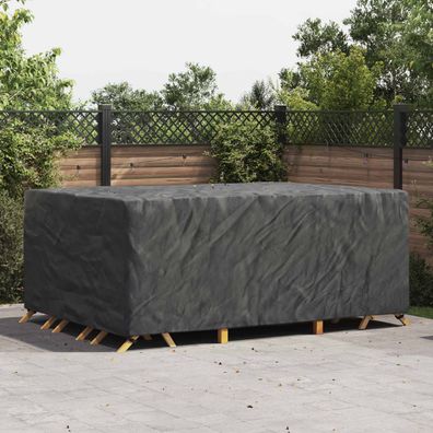 vidaXL Möbelbezug Uni Schwarz 270 x 180 x 90 cm 420D