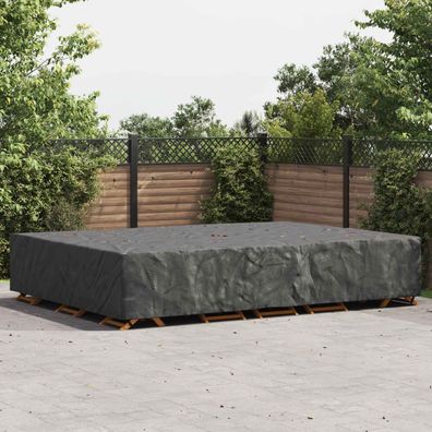 vidaXL Möbelbezug Uni Schwarz 400 x 300 x 70 cm 210D