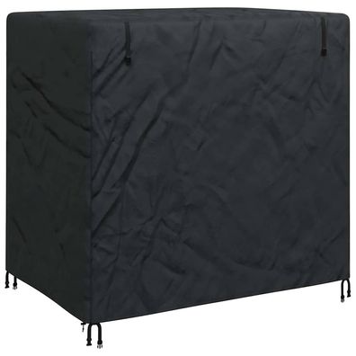 vidaXL Hollywoodschaukel-Abdeckung Schwarz 175 x 125 x 180 cm