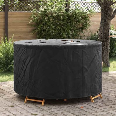 vidaXL Möbelbezug Schwarz 157 x 157 x 71 cm 210D Oxford Stoff