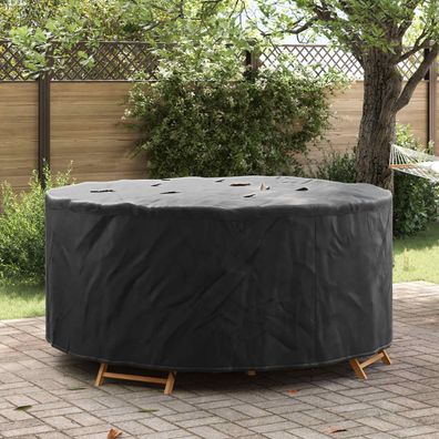 vidaXL Möbelbezug Schwarz 200 x 200 x 105 cm 210D Oxford Stoff