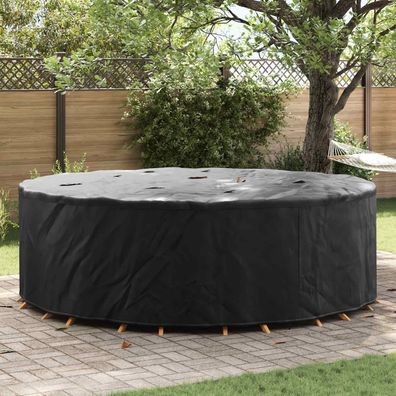 vidaXL Möbelbezug Schwarz 279 x 279 x 85 cm 420D Oxford Stoff