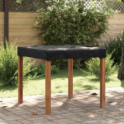 vidaXL Tischdecken Uni Schwarz 112 x 112 x 15 cm Stoff