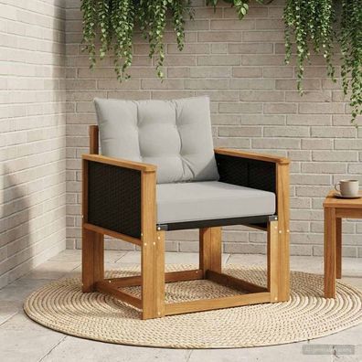 vidaXL Outdoor Mittelsofa Massivholz Akazie Natur