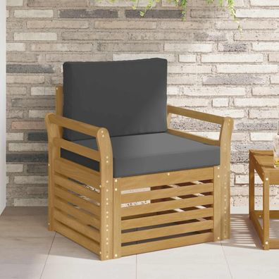 vidaXL Outdoor-Sofagarnitur Polyester Weiß