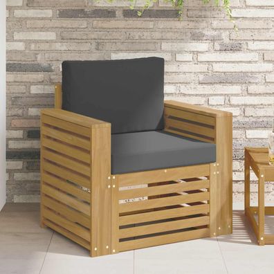 vidaXL Outdoor-Sofagarnitur Polyester Weiß