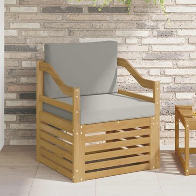 vidaXL Outdoor-Sofa Polyester Weiß