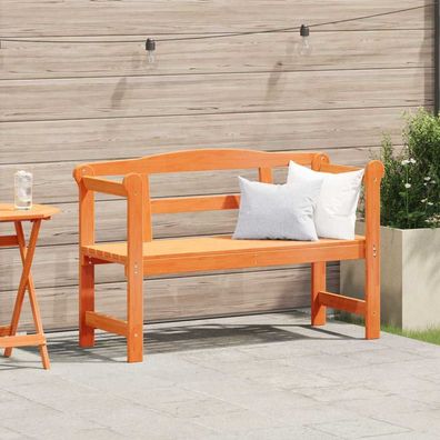vidaXL Bank Outdoor Braun 119 x 44 x 76 cm Massives Kiefernholz