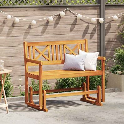 vidaXL Garten Schaukeltbank Natur 110 x 59 x 97 cm Massivholz Akazie