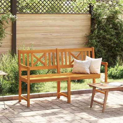 vidaXL Bank Outdoor Natur 150 x 56 x 90 cm Massivholz Akazie