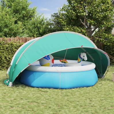 vidaXL Pool-Dome 472 x 460 x 229 cm 185T Polyester mit PU-Beschichtung