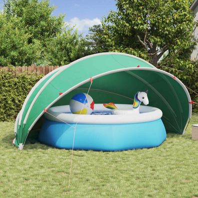 vidaXL Pool-Dome 500 x 500 x 236 cm 185T Polyester mit PU-Beschichtung