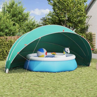 vidaXL Pool-Dome 592 x 590 x 275 cm 185T Polyester mit PU-Beschichtung