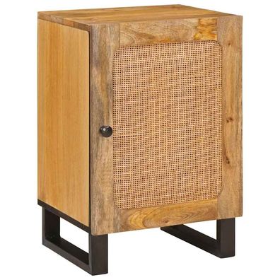 vidaXL Badezimmerschrank Braun 38 x 33 x 58 cm Massivholz Mango
